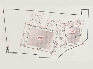 Villa with a guest house - plan