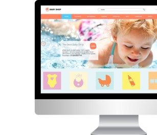 Web Design - Baby E-shop Website