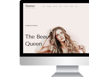 Web Design - Beauty Website Salon
